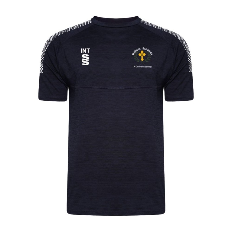 William Brookes Staff Dual Gym T-shirt - Navy/White